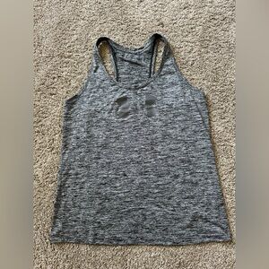 Under Armour Gray Racerback Tank Top Athletic Style